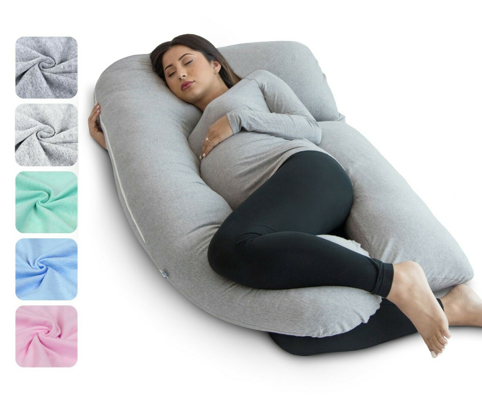 Pharmedoc U-shape Full Body Pregnancy Pillow