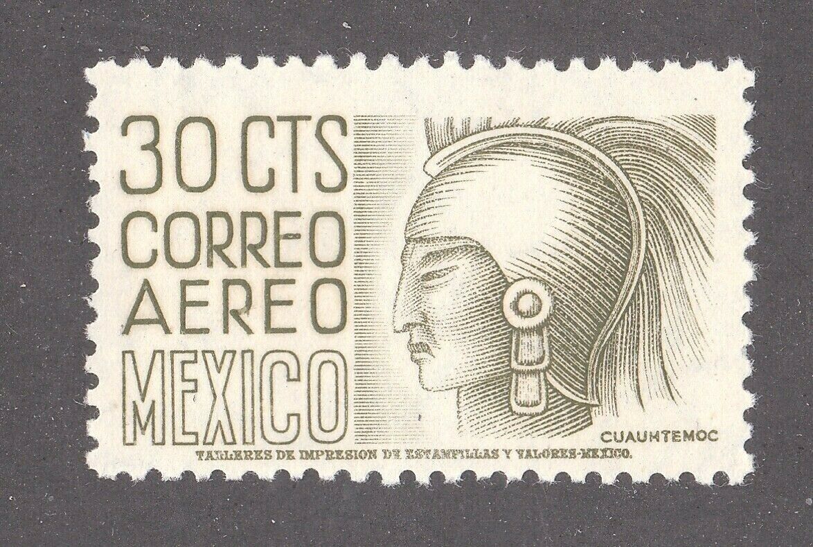 Mexico Stamp #c210, Mhog, Vvf, 30 Cts., Superb, Scv $18.00