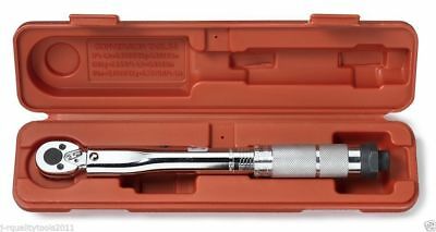 1/4" Dr Drive Inch Lbs Pound Micrometer Clicker Tork Torq Torque Wrench Tool