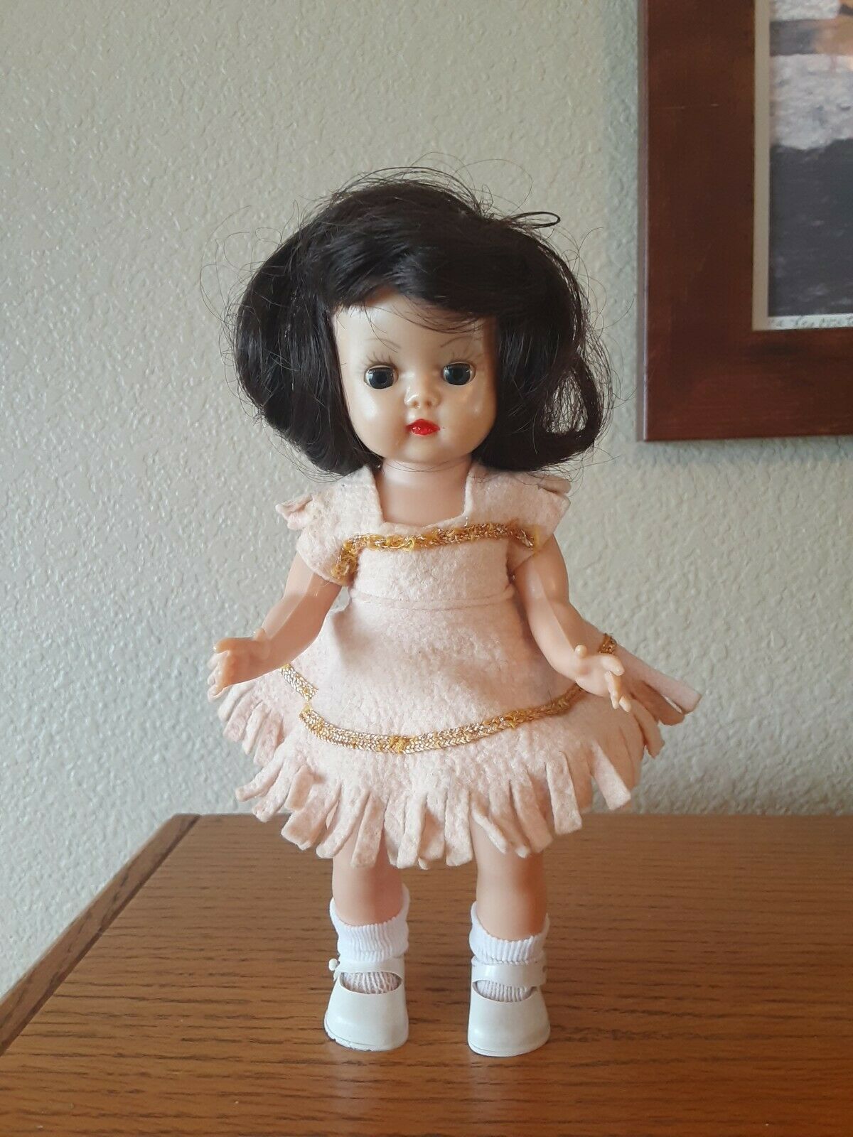 Vintage Nancy Ann Muffie Doll, 8" Walker