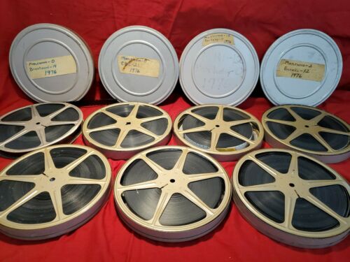7-- Scherer 7" Metal 8mm Film Reel With Canister/holders